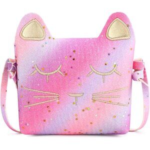 Adorable Kids Cat Purse with Adjustable Strap - Perfect for Little Fashionistas